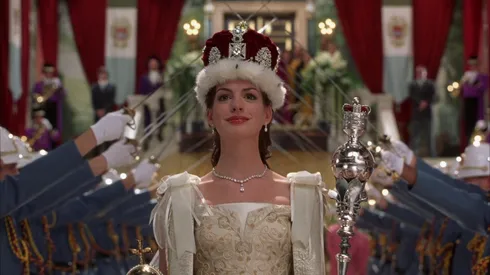 Anne Hathaway in Princess Diaries 2.