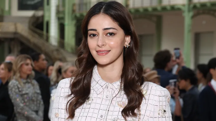 Ananya Panday attends the Chanel Paris Womenswear Spring-Summer 2025 show as part of Paris Fashion Week.