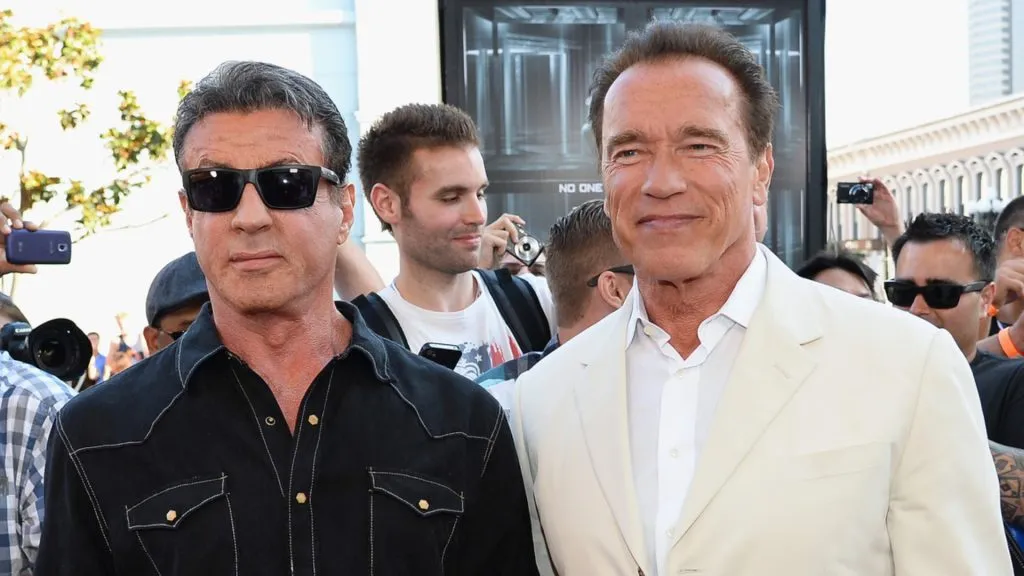 Sylvester Stallone and Arnold Schwarzenegger