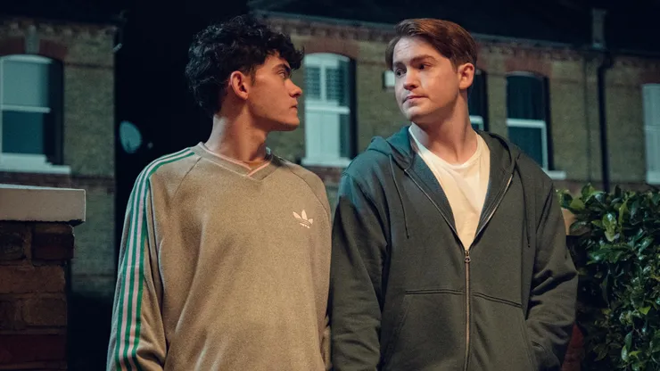 Joe Locke and Kit Connor in Heartstopper.