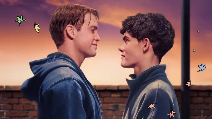 Joe Locke and Kit Connor in Heartstopper, Season 3.