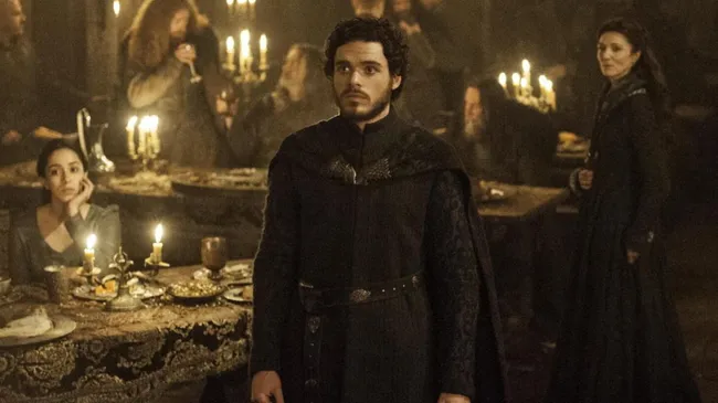 Michelle Fairley, Richard Madden and Oona Chaplin in “Game of Thrones” (Source: IMDb)