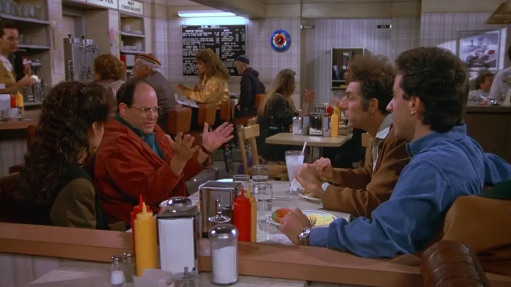 Julia Louis-Dreyfus, Jerry Seinfeld, Jason Alexander and Michael Richards in “Seinfeld” (Source: IMDb)