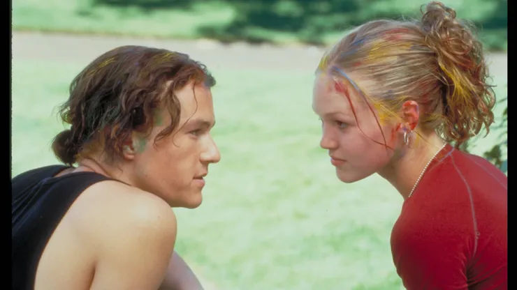 Heath Ledger and Julia Stiles in 10 Things I Hate About You