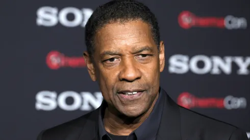 Denzel Washington is interviewed while promoting the upcoming film "The Equalizer 3" at the Sony Pictures Entertainment presentation during CinemaCon, the official convention of the National Association of Theatre Owners, at The Colosseum at Caesars Palace on April 24, 2023 in Las Vegas, Nevada. (Photo by Ethan Miller/Getty Images)