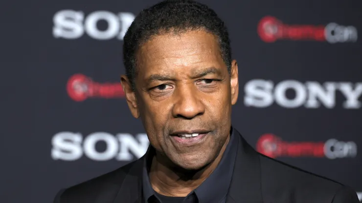 Denzel Washington is interviewed while promoting the upcoming film "The Equalizer 3" at the Sony Pictures Entertainment presentation during CinemaCon, the official convention of the National Association of Theatre Owners, at The Colosseum at Caesars Palace on April 24, 2023 in Las Vegas, Nevada. (Photo by Ethan Miller/Getty Images)