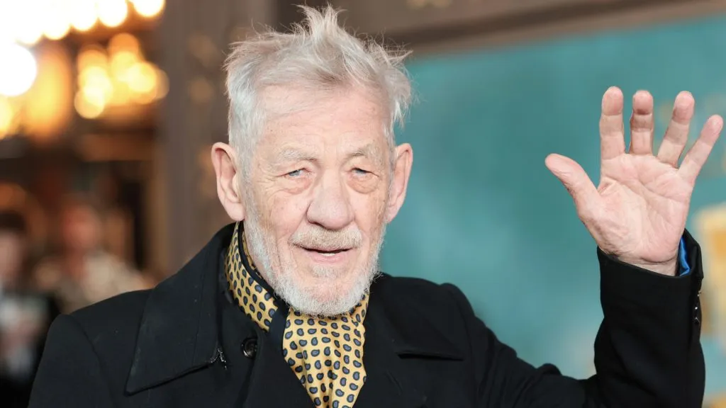 Sir Ian McKellen attends “The Lord of the Rings: The War of the Rohirrim” world premiere at Odeon Luxe Leicester Square on December 03, 2024 in London, England. (Photo by Shane Anthony Sinclair/Getty Images)