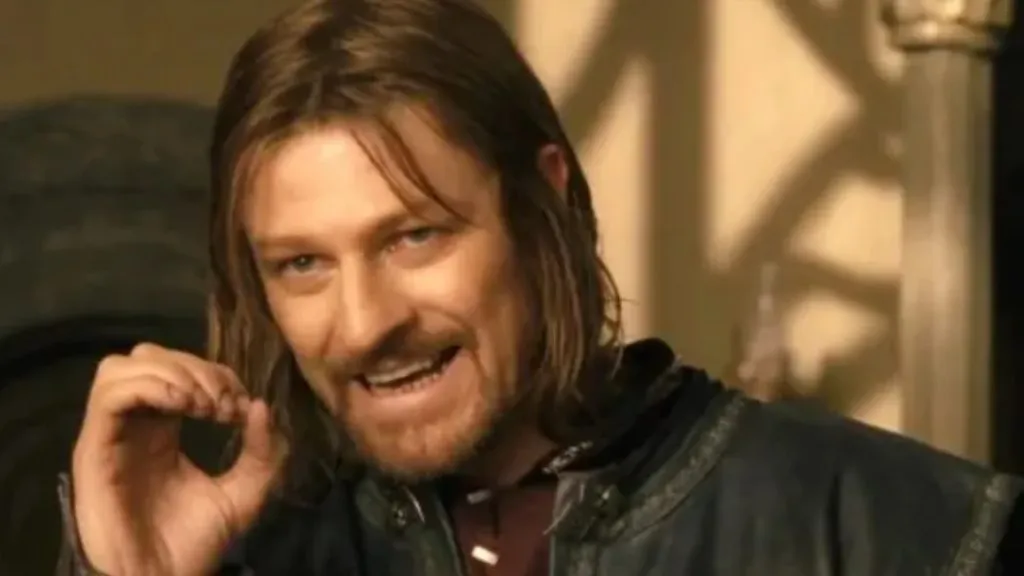 Sean Bean in “The Lord of the Rings: Fellowship of the Ring” (Source: X – @ScruffyMinds)