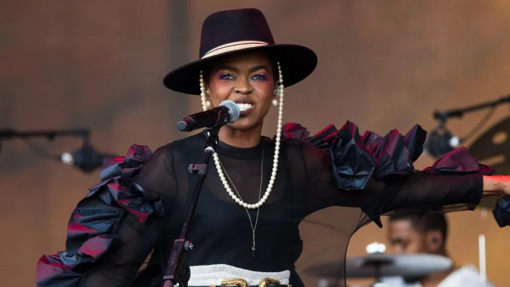 Lauryn Hill performs on stage during day three of the Glastonbury Festival at Worthy Farm, Pilton on June 28, 2019 in Glastonbury, England. (Photo by Ian Gavan/Getty Images)