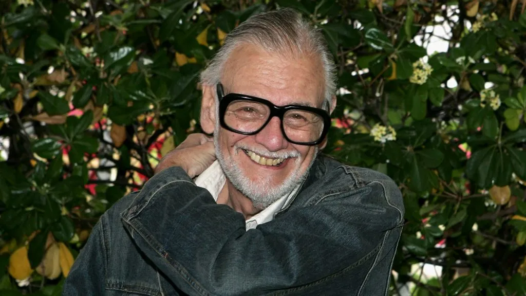 Director George A. Romero attends a photocall promoting the film ” Land of the Dead ” at the Martinez Poolside during the 58th International Cannes Film Festival May 14, 2005 in Cannes, France. (Photo by Gareth Cattermole/Getty Images)