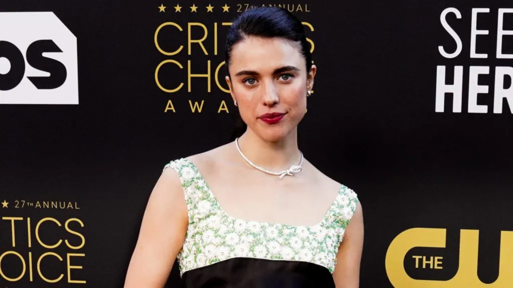 Margaret Qualley attends the 2022 Critics’ Choice Awards at Fairmont Century Plaza on March 13, 2022 in Los Angeles, California. (Photo by Presley Ann/Getty Images for #SeeHer)