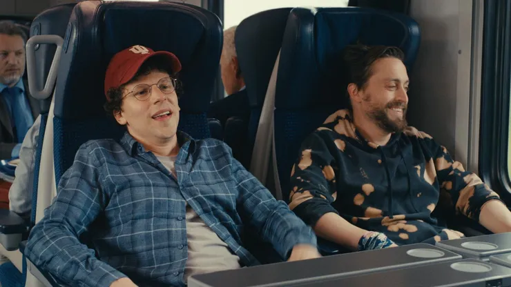Jesse Eisenberg and Kieran Culkin in "A Real Pain"