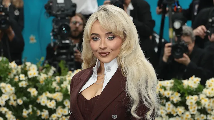 Sabrina Carpenter attends the 2025 Met Gala Celebrating "Superfine: Tailoring Black Style" at Metropolitan Museum of Art on May 05, 2025 in New York City. (Photo by Dimitrios Kambouris/Getty Images for The Met Museum/Vogue)