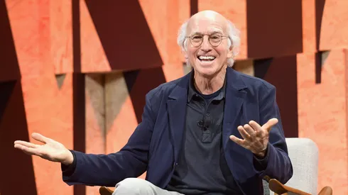 Larry David speaks onstage during Vanity Fair New Establishment Summit at Wallis Annenberg Center for the Performing Arts on October 4, 2017 in Beverly Hills, California. (Photo by Matt Winkelmeyer/Getty Images)