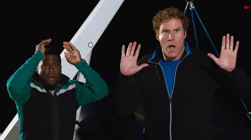 Kevin Hart and Will Ferrell in "Get Hard"
