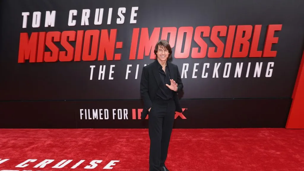 Tom Cruise attends the “Mission: Impossible – The Final Reckoning” New York Premiere at Lincoln Center on May 18, 2025 in New York City. (Photo by Dimitrios Kambouris/Getty Images)