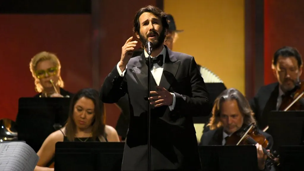 Josh Groban performs onstage during the AFI Life Achievement Award Ceremony honoring Francis Ford Coppola at Dolby Theatre on April 26, 2025 in Hollywood, California. (Photo by Alberto E. Rodriguez/Getty Images)