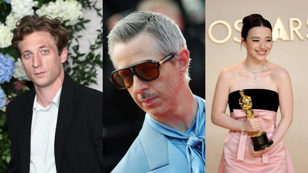 Jeremy Allen White (Photo by Vittorio Zunino Celotto/Getty Images), Jeremy Strong(Photo by Vittorio Zunino Celotto/Getty Images), Mikey Madison (Photo by Mike Coppola/Getty Images)