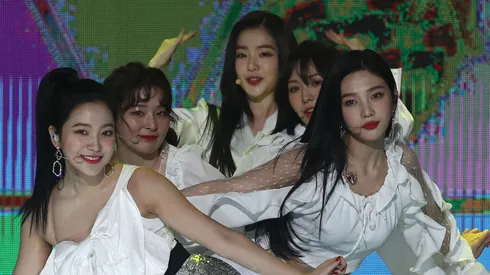 Girl group Red Velvet performs on stage during the 8th Gaon Chart K-Pop Awards on January 23, 2019 in Seoul, South Korea.