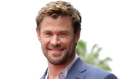 Chris Hemsworth attends his Hollywood Walk of Fame Star Ceremony on May 23, 2024 in Hollywood, California.
