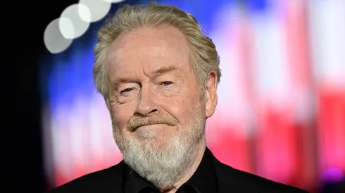 Ridley Scott attends the "Napoleon" UK Premiere at Odeon Luxe Leicester Square.