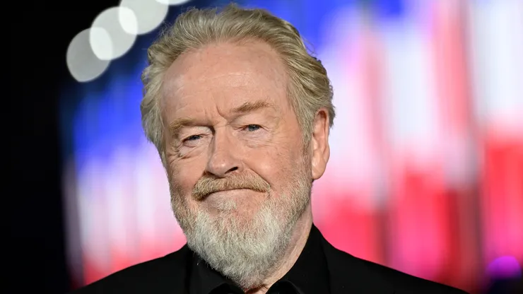 Ridley Scott attends the "Napoleon" UK Premiere at Odeon Luxe Leicester Square.
