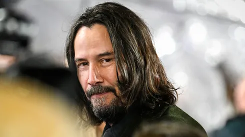Keanu Reeves attending the "John Wick: Chapter 4" UK Gala Screening at Cineworld Leicester Square.