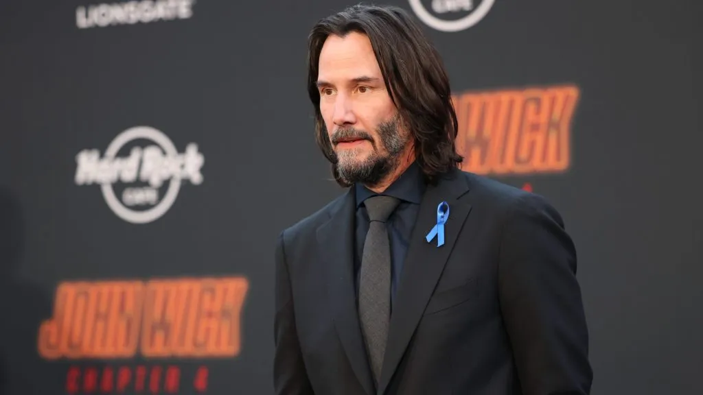 Keanu Reeves attends the Los Angeles Premiere of Lionsgate’s “John Wick: Chapter 4” at TCL Chinese Theatre on March 20, 2023 in Hollywood, California. (Photo by Monica Schipper/Getty Images)