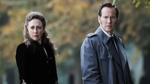 Vera Farmiga and Patrick Wilson in "The Conjuring: Last Rites"