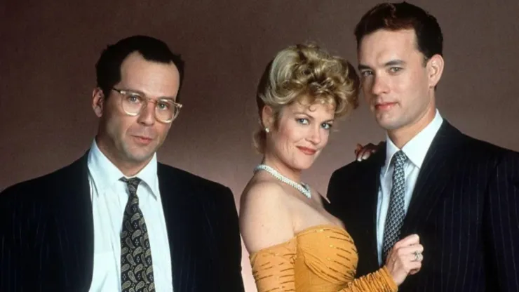 Tom Hanks, Bruce Willis, and Melanie Griffith in The Bonfire of the Vanities (1990)