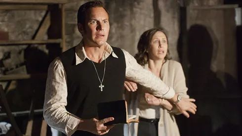 Patrick Wilson and Vera Farmiga in "The Conjuring."