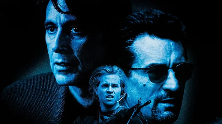 Robert De Niro, Val Kilmer and Al Pacino in "Heat."