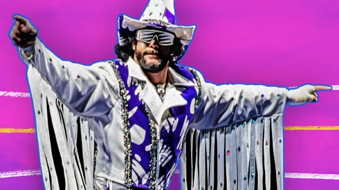 Randy Savage in "Biography: WWE Legend."