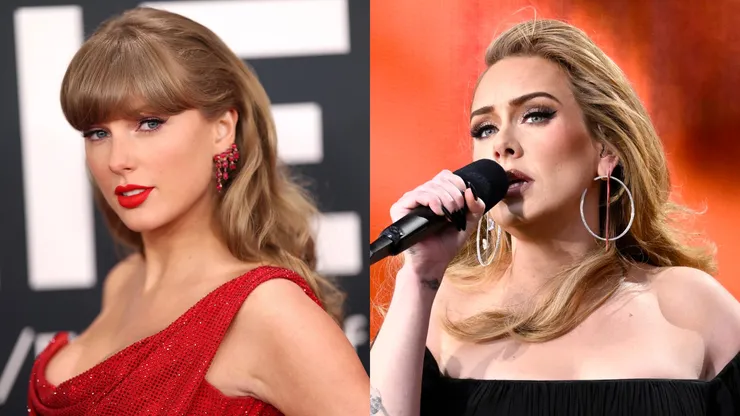 Taylor Swift attends the 67th Annual GRAMMY Awards - Adele performs on stage as American Express present BST Hyde Park.