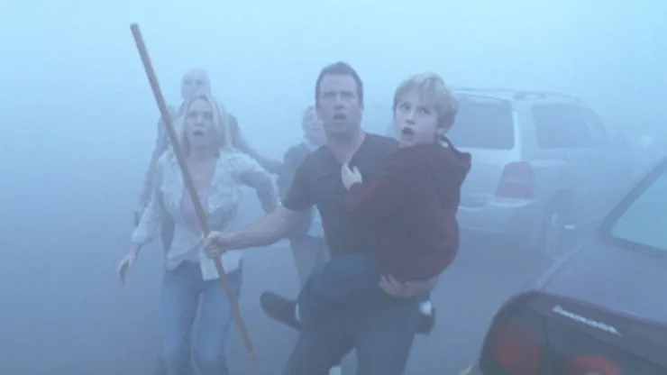 Thomas Jane, Jeffrey DeMunn, Laurie Holden, Frances Sternhagen, and Nathan Gamble in Sobre-Natural (2007)