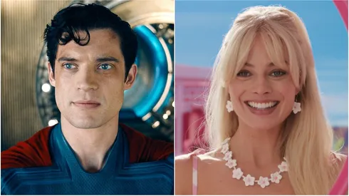David Corenswet in Superman - Margot Robbie in Barbie.
