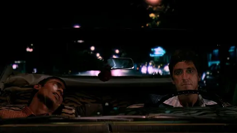 Al Pacino and Steven Bauer in Scarface.