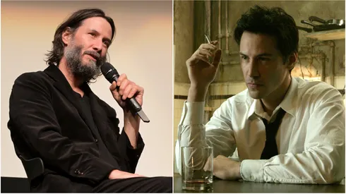 Keanu Reeves in 2025 and 2005.