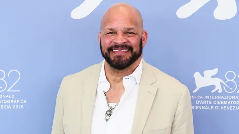 Mark Kerr attends "The Smashing Machine" photocall in 2025.