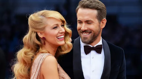 Actors Blake Lively (L) and Ryan Reynolds attend the "Charles James: Beyond Fashion" Costume Institute Gala at the Metropolitan Museum of Art.
