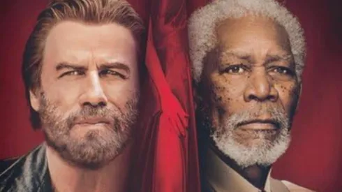 Morgan Freeman, John Travolta in The Poison Rose (2019)