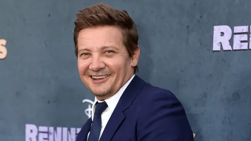Jeremy Renner attends the world premiere event for the Disney+ original series "Rennervations" at Westwood Regency Village.