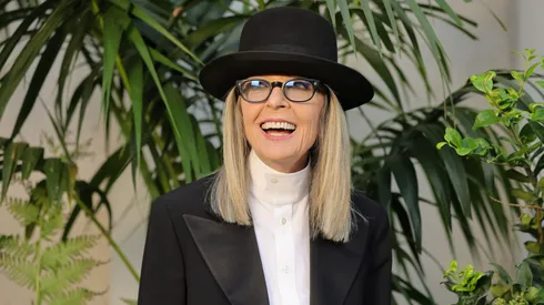 Diane Keaton attends the Ralph Lauren SS23 Runway Show at The Huntington Library, Art Collections, and Botanical Gardens on October 13, 2022 in San Marino, California. (Photo by Amy Sussman/Getty Images)