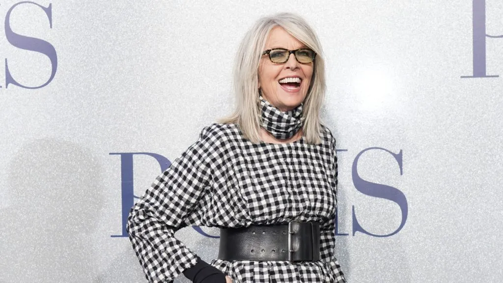 Diane Keaton attends the premiere of STX’s “Poms” at Regal LA Live on May 1, 2019 in Los Angeles, California. (Photo by Rachel Luna/Getty Images)