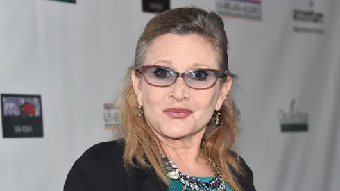 Honoree Carrie Fisher attends the US-Ireland Aliiance's Oscar Wilde Awards event at J.J. Abrams' Bad Robot.
