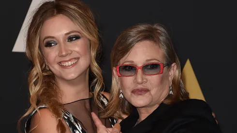 Actresses Carrie Fisher (L) and Billie Catherine Lourd attend the Academy of Motion Picture Arts and Sciences' 7th annual Governors Awards at The Ray Dolby Ballroom.