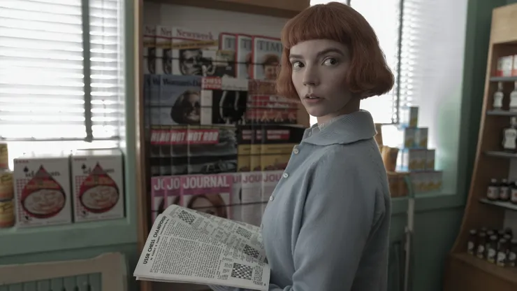 Anya Taylor-Joy in The Queen's Gambit.