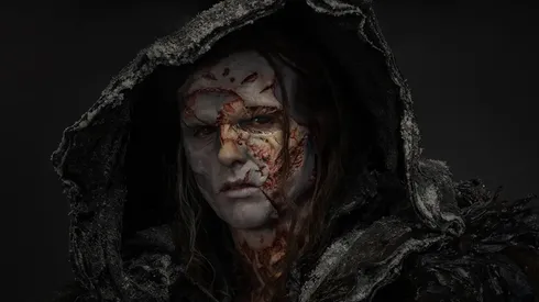 Jacob Elordi in "Frankenstein".