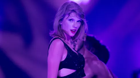 Taylor Swift performs onstage during Taylor Swift The 1989 World Tour Live.