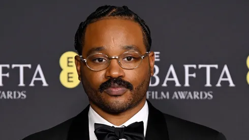 Ryan Coogler with the Original Screenplay Award for 'Sinners' during the EE BAFTA Film Awards 2026 at The Royal Festival Hall.
